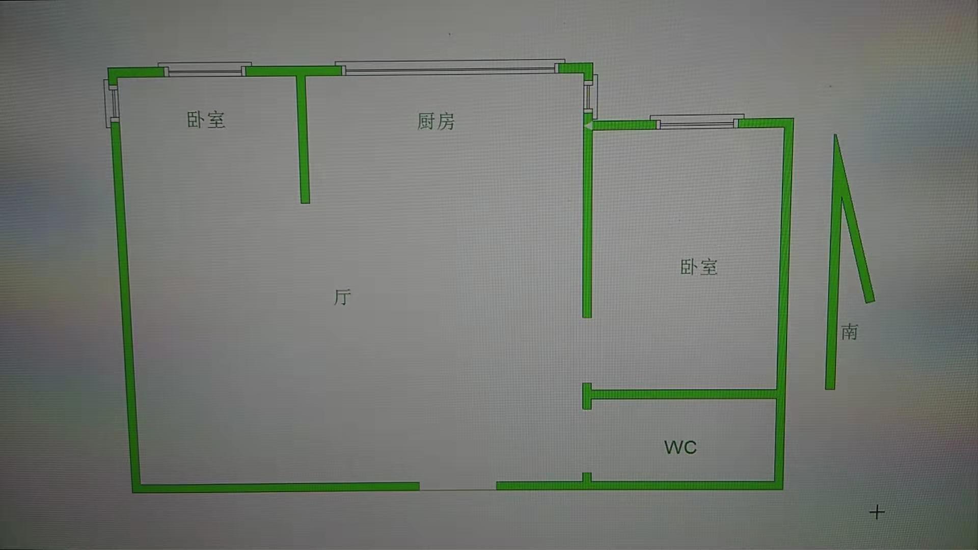 大东一环旁梧桐园 出门就是地铁口两室三阳精装修中间