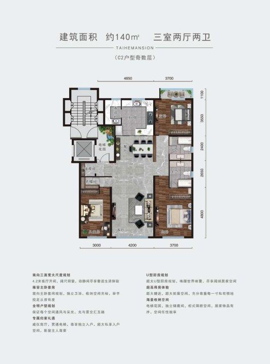 新市府 美地泰和府 低密洋房65%绿化 地铁4号线300米