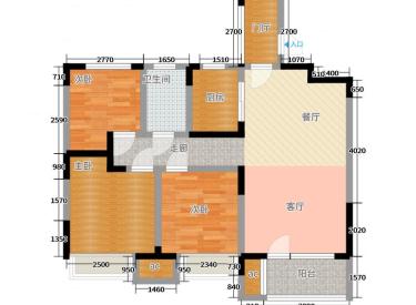 美的城双南卧 不临三环 采光视野好 地铁10号线
