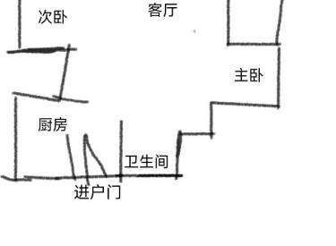 银塔馨苑 3室1厅1卫 简装
