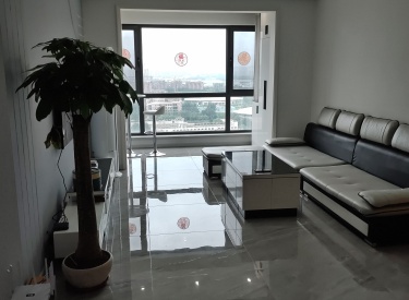 蒲河一线河景高层三室精装家具家电全送